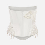 Selene-Applique Detailed Corset