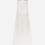 Suri - Satin Asymmetrical Crop Blouse