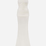 Gloria-Back Detailed Jersey Maxi Dress