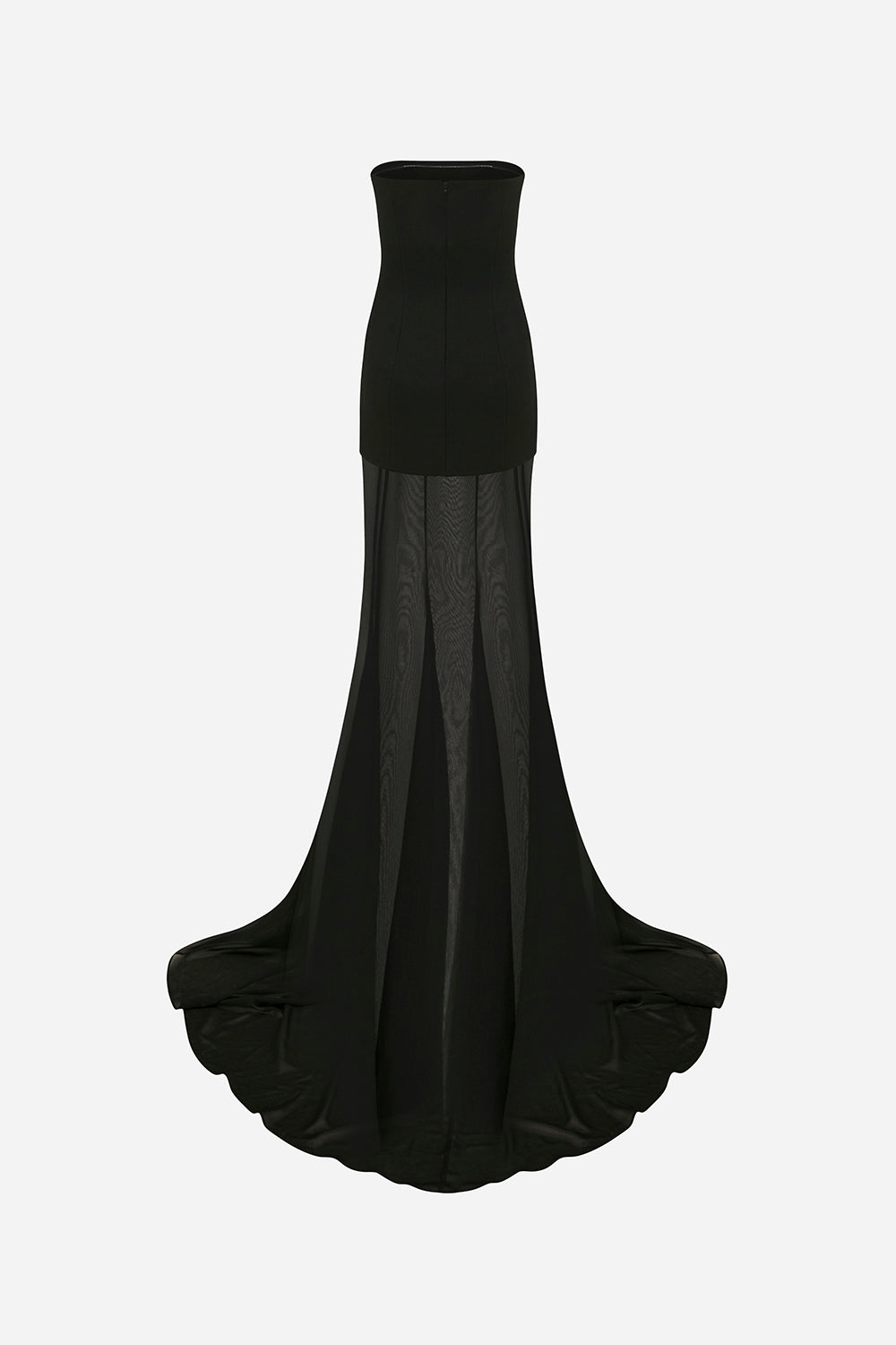 Isabel - Strapless Chiffon Maxi Dress