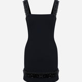 Marina - Beaded Fringe Detailed Mini Dress
