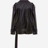 Joey - Leather Trench Jacket