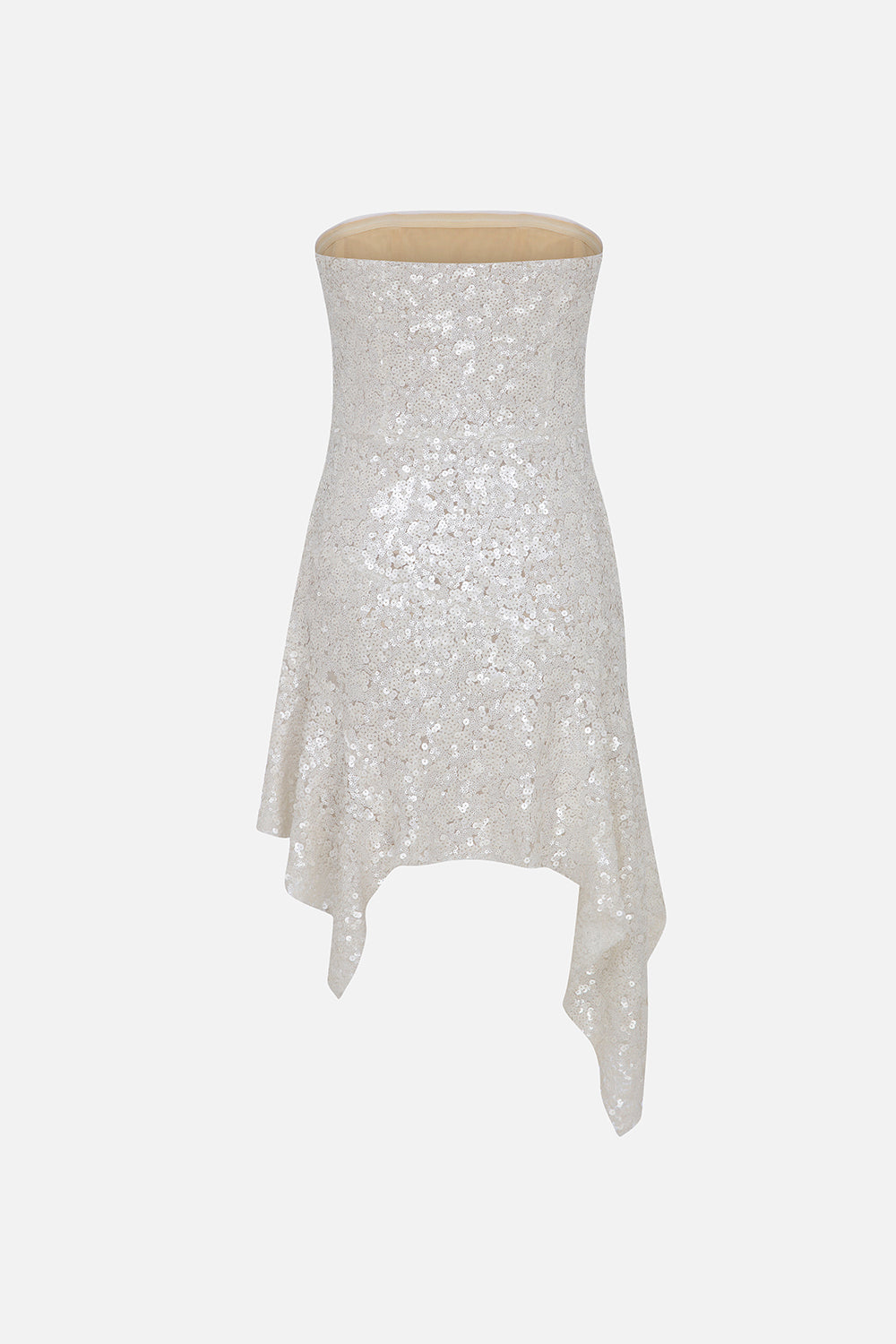 Alen-Strapless Sequin Mini Dress