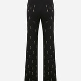 Cora - Embellished Trousers in Black