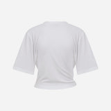 Jess-Accessory-Detail T-Shirt in White