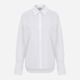 Lora-Raglan-Sleeve Poplin Shirt