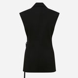Aida-Vest Jacket With Accessory Detail