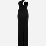 Lorne-Asymmetrical Detailed Maxi Dress