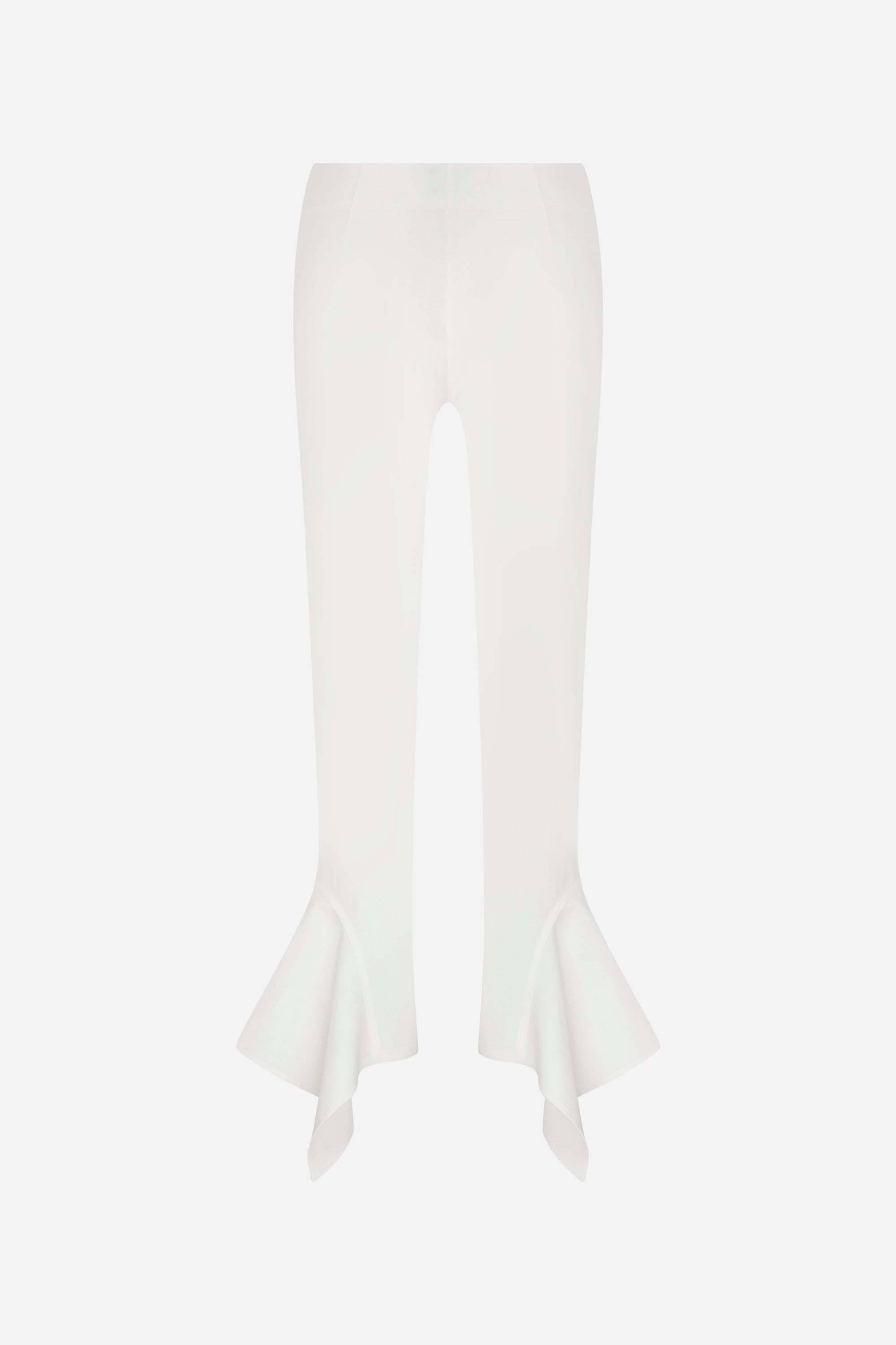 Charvi - Trousers With Stitching And Ruffles