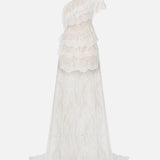 Leni-Ruffled Tail Mini Dress