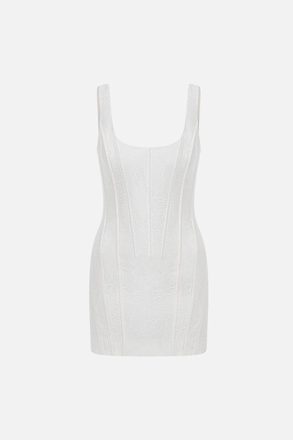 Noa-U-Neck Jacquard Corset Mini Dress