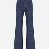 Selena-High Waisted Flared Jeans