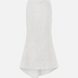 Lily-Jacquard Midi Skirt