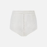 Pinea-Jacquard Button-Detail Shorts