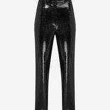 Croco - Vegan Leather Trousers