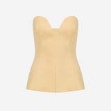 Eva -  Zipper Detailed Corset Top