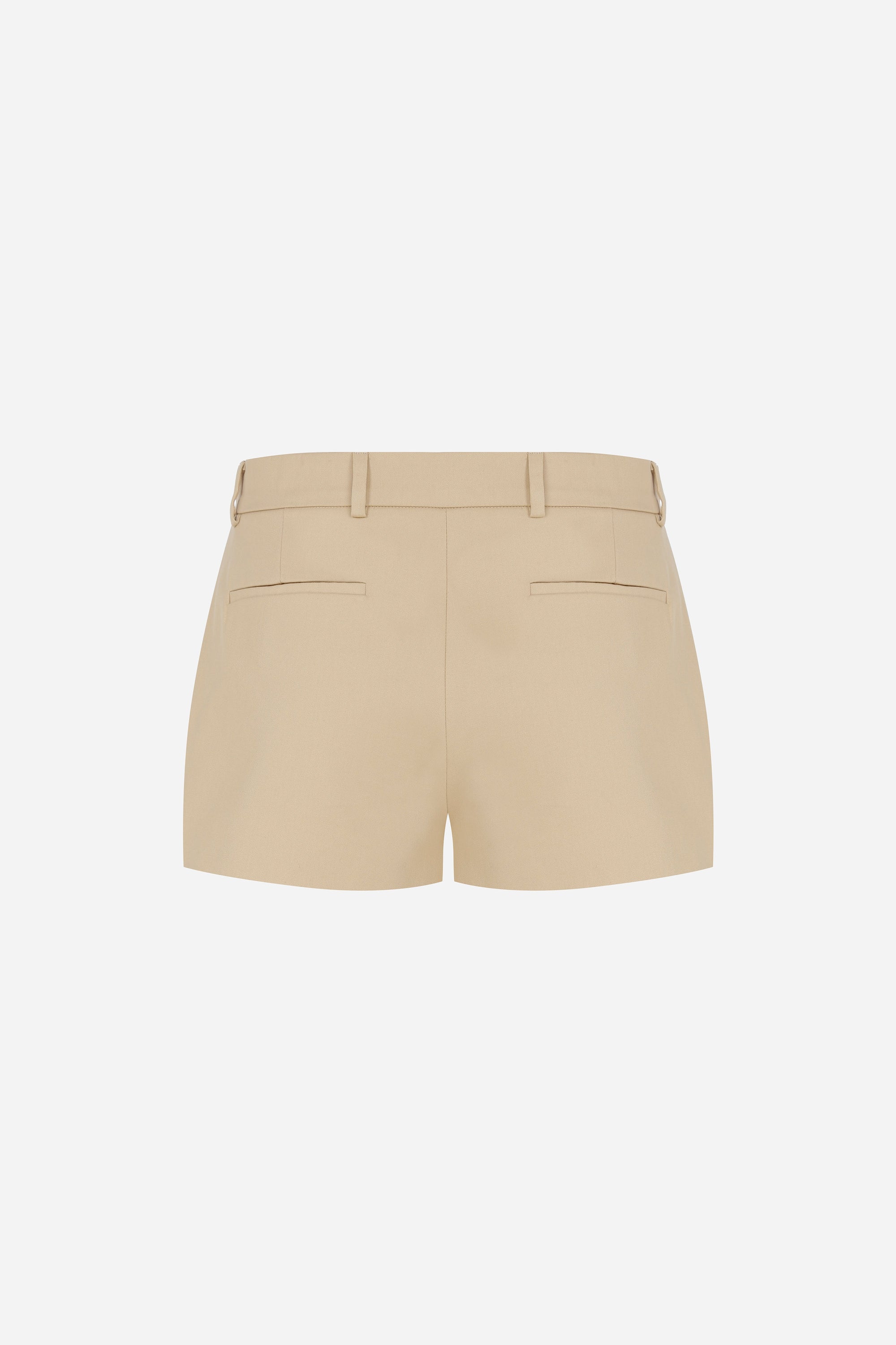 Lou - Tailored Pleated Mini Shorts