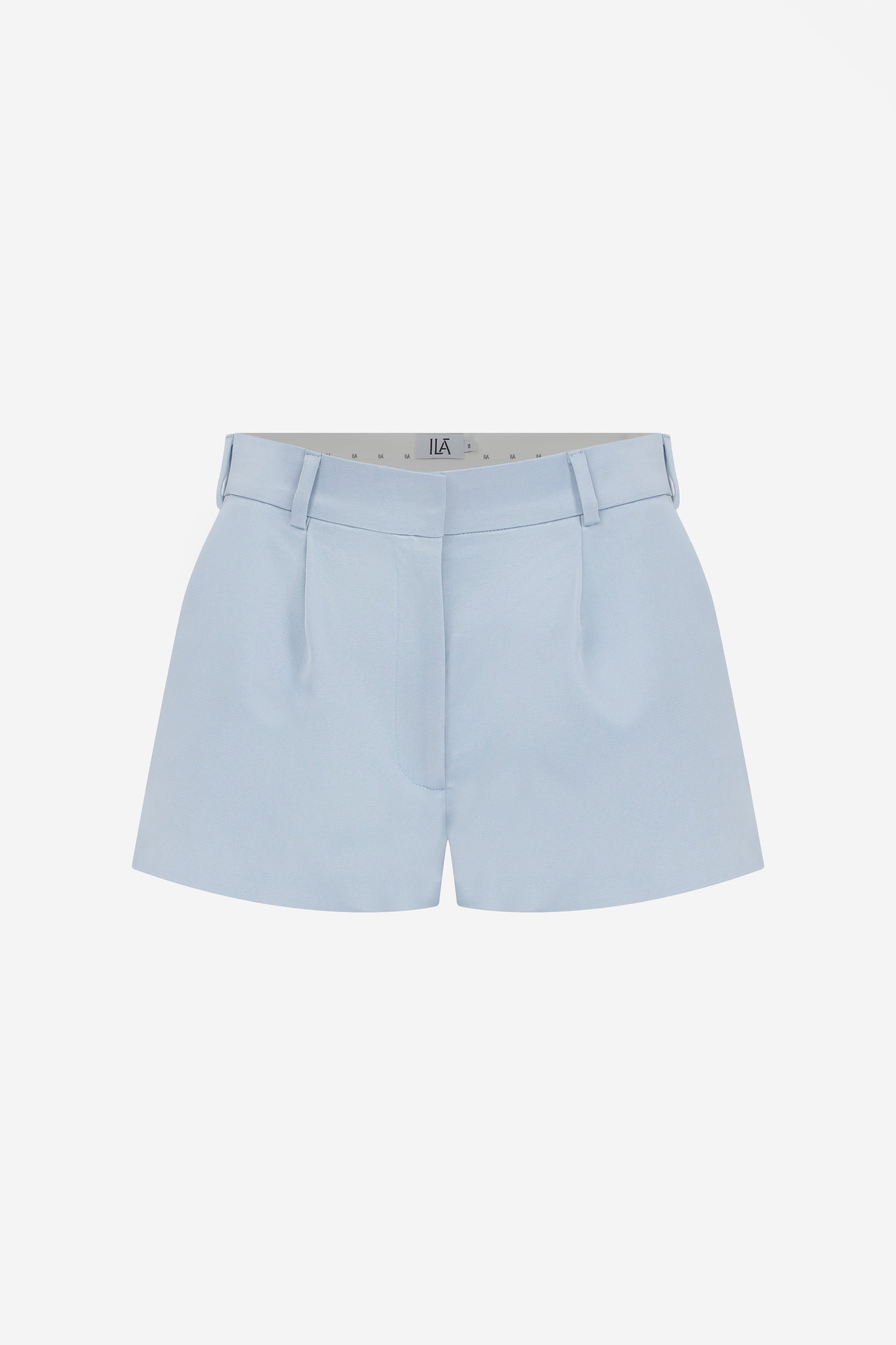 Lou - Tailored Pleated Mini Shorts