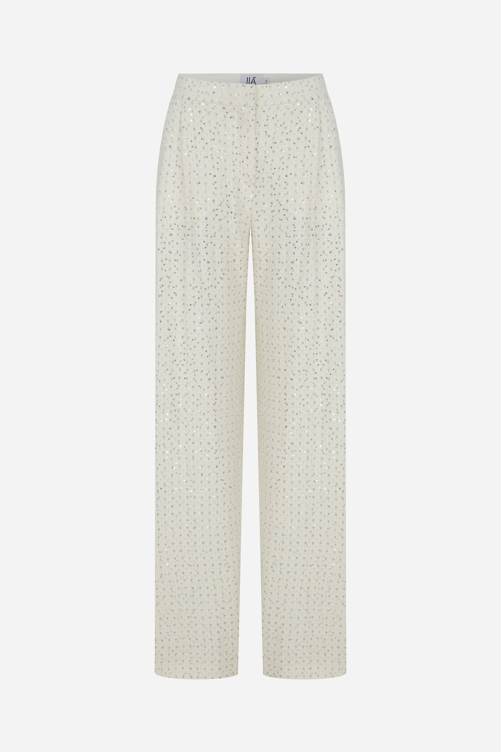 Zee - Double Pleated Tailored Trousers in Denim