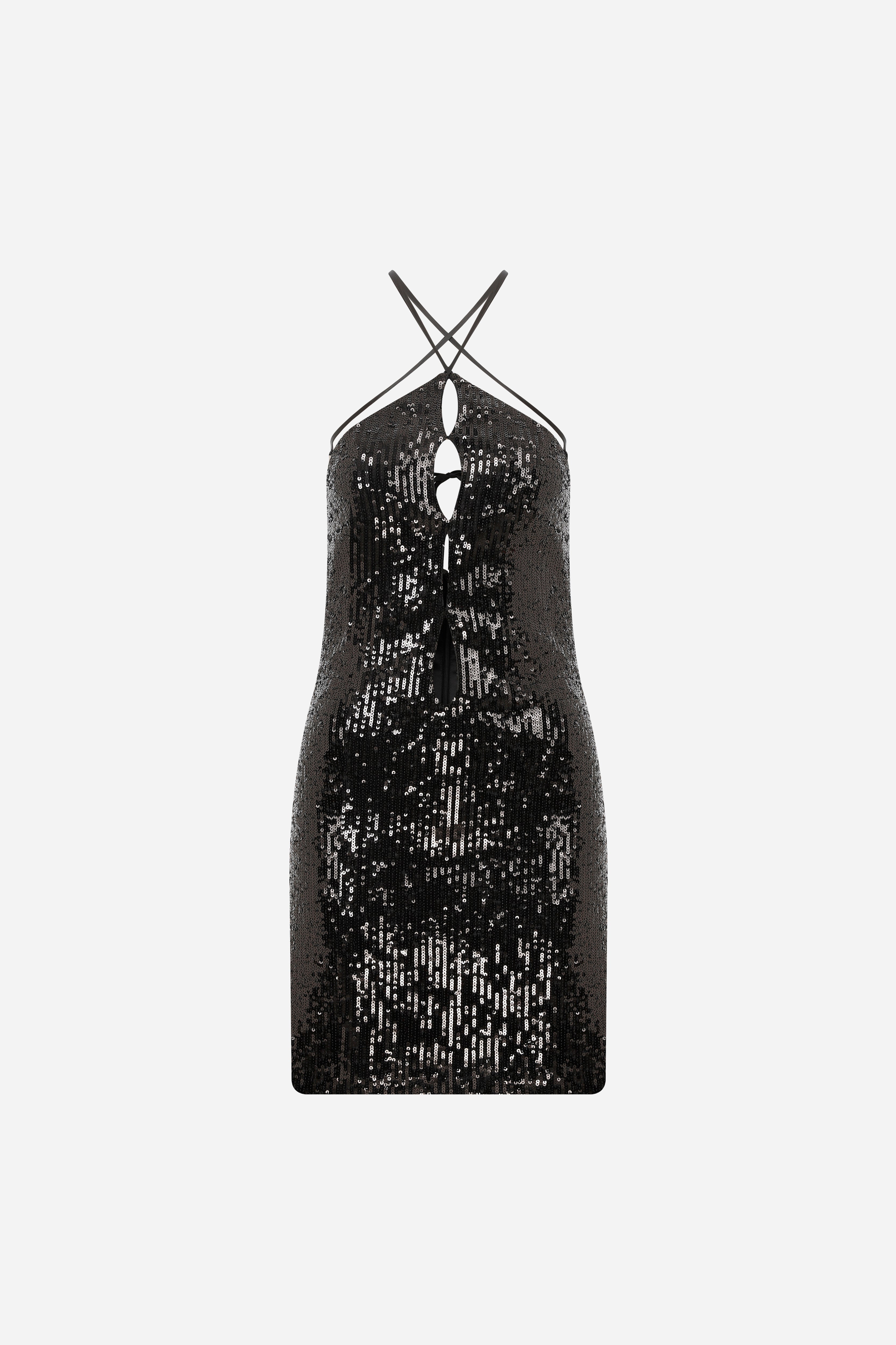 Gisele - Sequin Mini Dress With Cutout Details
